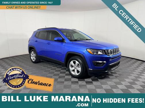 Laser Blue Pearlcoat 2021 Jeep Compass Latitude