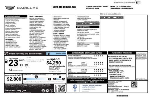 2024 Cadillac XT6 Luxury AWD