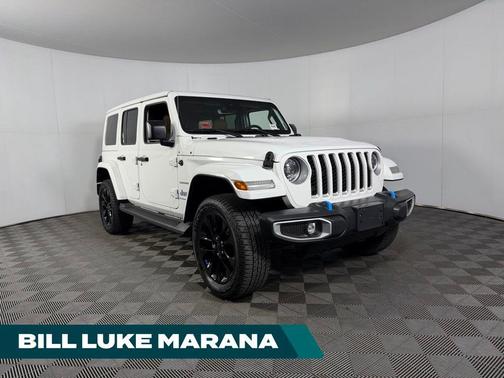 Bright White Clearcoat 2023 Jeep Wrangler 4xe Sahara