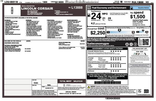 2024 Lincoln Corsair Reserve