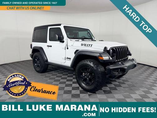 Bright White Clearcoat 2022 Jeep Wrangler Willys