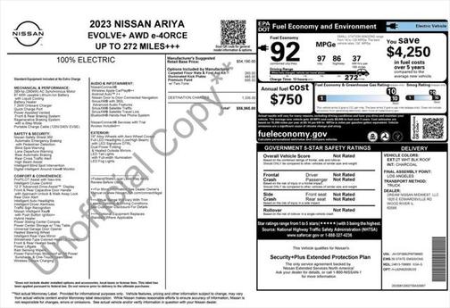 2023 Nissan ARIYA EVOLVE+