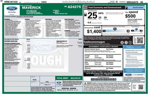2022 Ford Maverick Lariat