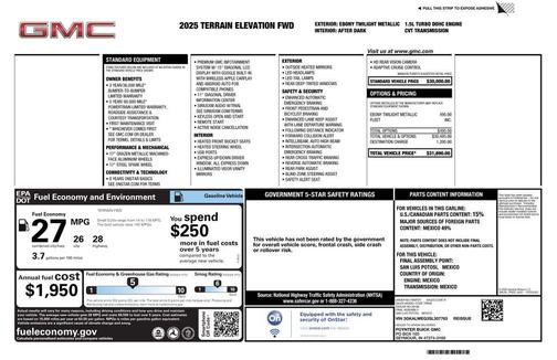2025 GMC Terrain FWD Elevation