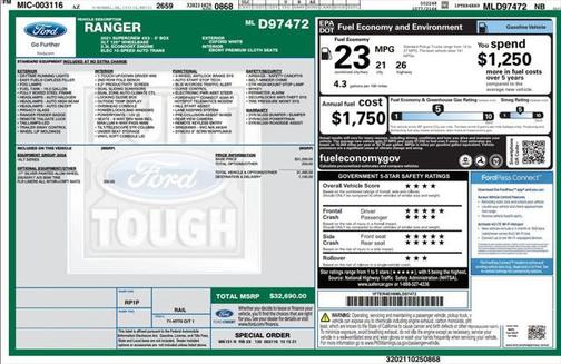 2021 Ford Ranger XLT