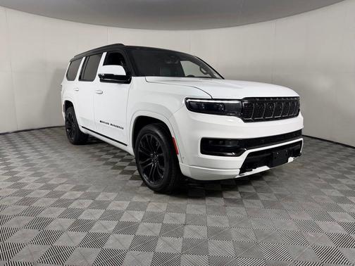 Bright White Clearcoat 2022 Jeep Grand Wagoneer Series II Obsidian 4x4