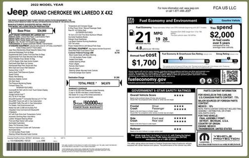 2022 Jeep Grand Cherokee Laredo
