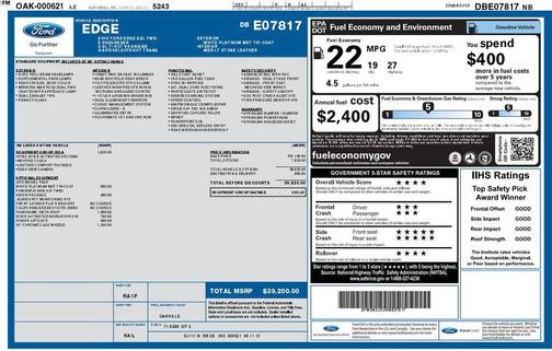2013 Ford Edge SEL