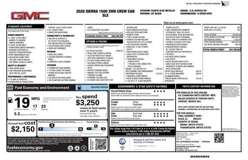 2020 GMC Sierra 1500 SLE