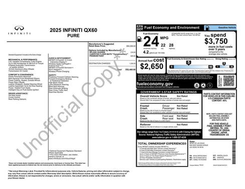 2025 INFINITI QX60 Pure