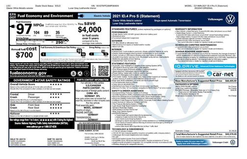 2021 Volkswagen ID.4 Pro S