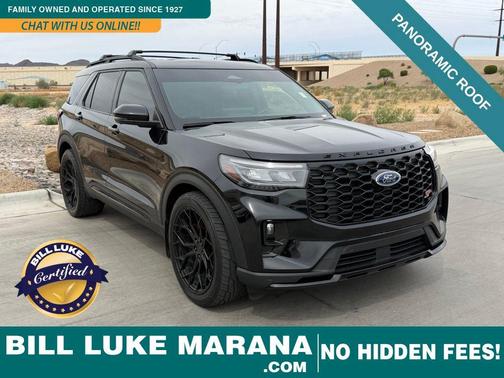 Agate Black Metallic 2025 Ford Explorer ST