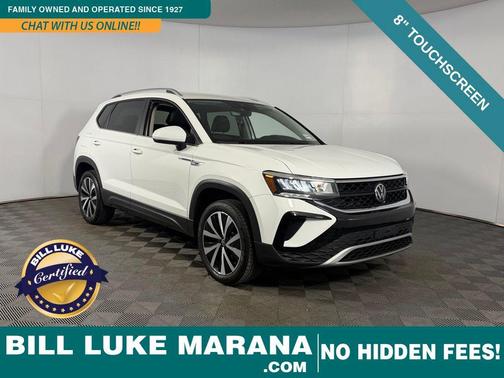 Pure White 2024 Volkswagen Taos 1.5T SE