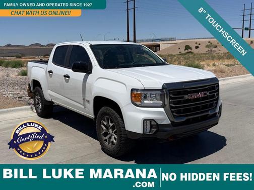 Summit White 2021 GMC Canyon AT4