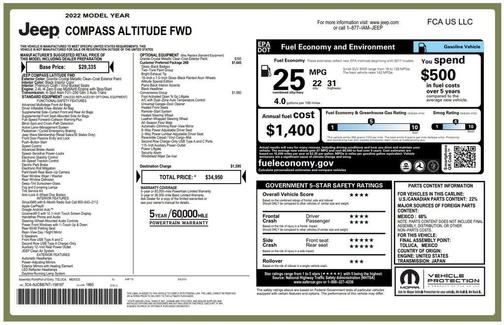 2022 Jeep Compass Latitude