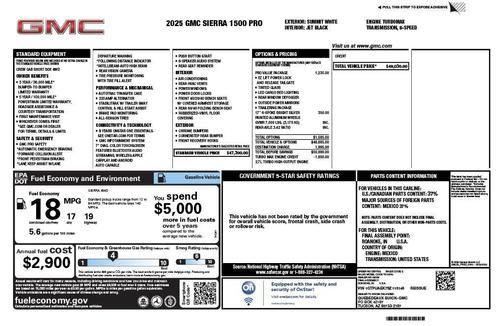 2025 GMC Sierra 1500 Pro