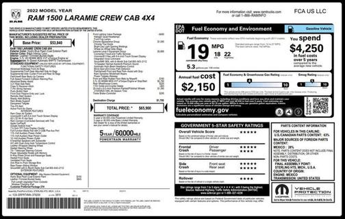 2022 RAM 1500 Laramie