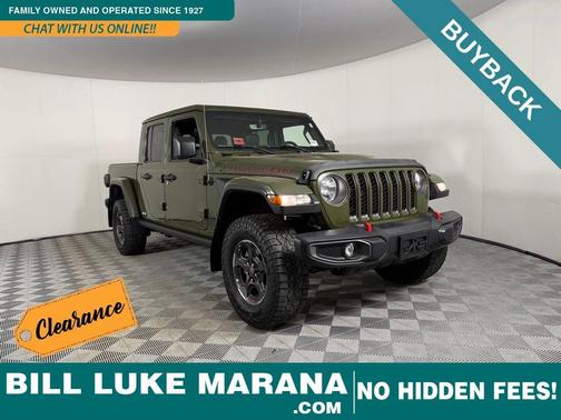 Sarge Green Clearcoat 2022 Jeep Gladiator Rubicon