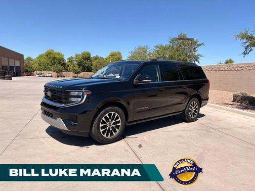 Agate Black Metallic 2025 Ford Expedition Max Platinum