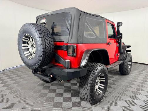 Deep Cherry Red Crystal Pearlcoat 2011 Jeep Wrangler Sport