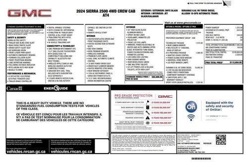 Onyx Black 2024 GMC Sierra 2500 AT4