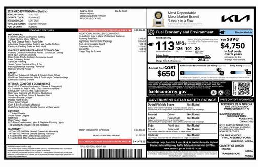 2023 Kia Niro EV Wind