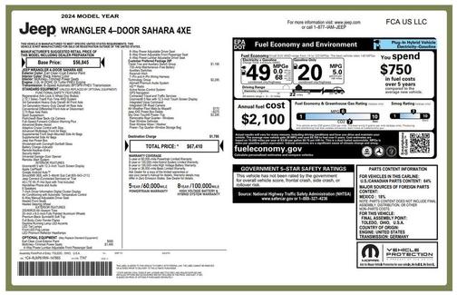 Earl Clearcoat 2024 Jeep Wrangler 4xe Sahara