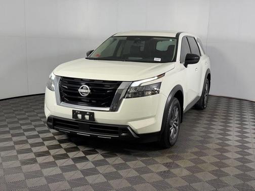 Glacier White 2025 Nissan Pathfinder S FWD