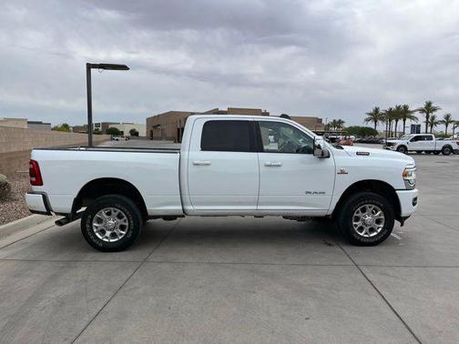 White 2024 RAM 2500 Laramie Crew Cab 4x4 6'4' Box