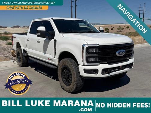 Star White Metallic Tri-Coat 2023 Ford F-250 Lariat