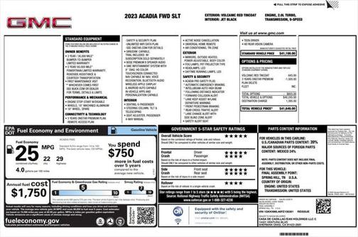 2023 GMC Acadia FWD SLT