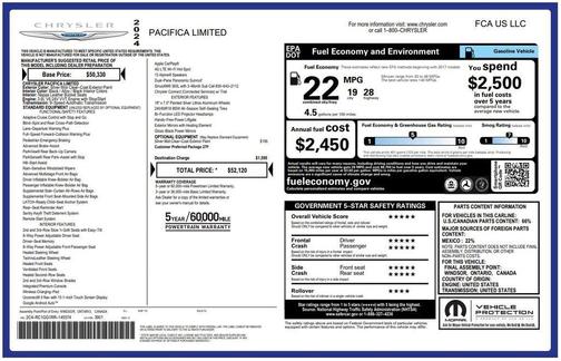 Silver Mist Clearcoat 2024 Chrysler Pacifica Limited