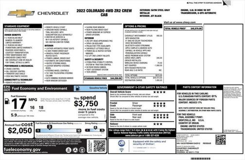 2022 Chevrolet Colorado ZR2