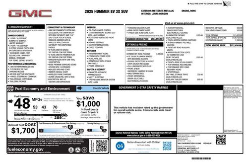 2025 GMC HUMMER EV SUV 3X