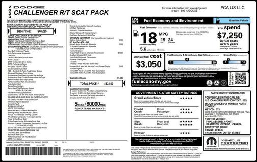 2023 Dodge Challenger R/T Scat Pack