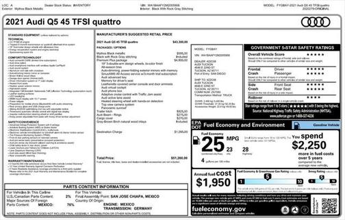 2021 Audi Q5 45 Premium Plus