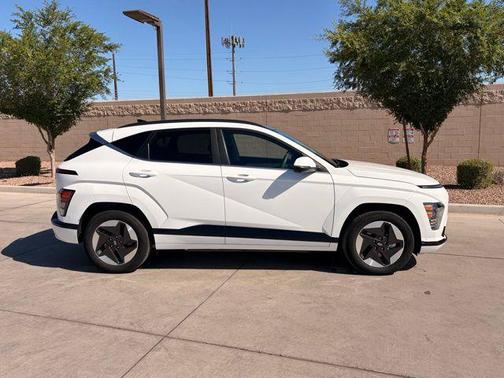 Atlas White 2024 Hyundai KONA EV Limited