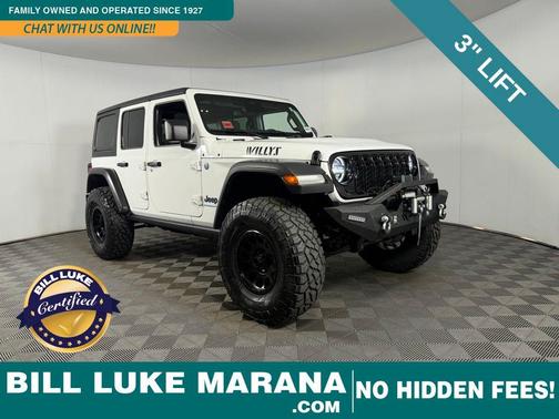 Bright White Clearcoat 2025 Jeep Wrangler 4xe Willys