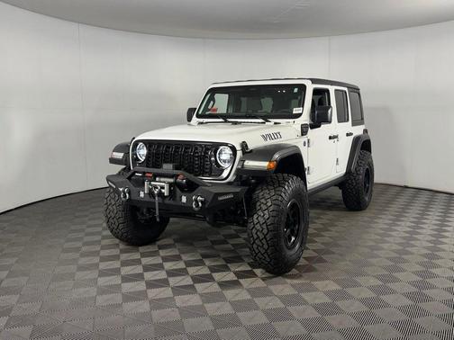 Bright White Clearcoat 2025 Jeep Wrangler 4xe Willys