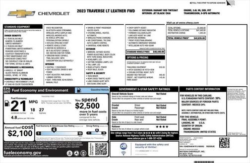2023 Chevrolet Traverse LT Leather