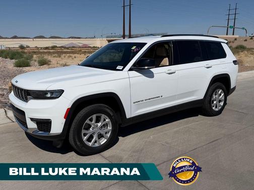Bright White Clearcoat 2023 Jeep Grand Cherokee L Limited