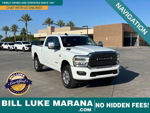 Bright White Clearcoat 2024 RAM 2500 Laramie Crew Cab 4x4 6'4' Box