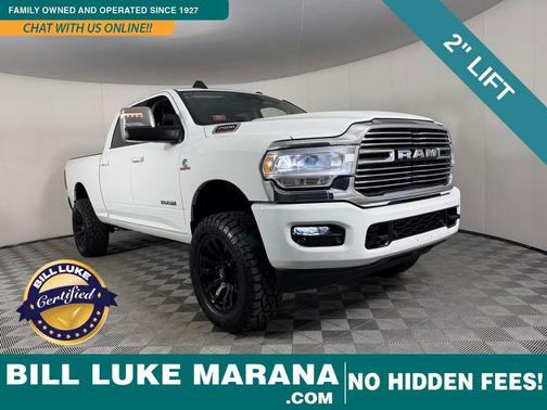 Bright White Clearcoat 2024 RAM 2500 Laramie Crew Cab 4x4 6'4' Box