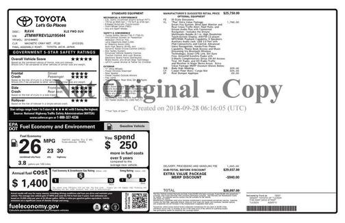 2018 Toyota RAV4 XLE