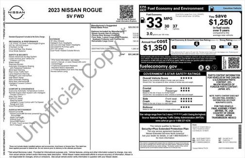 2023 Nissan Rogue SV