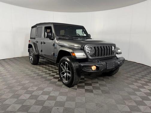 Granite Crystal Metallic Clearcoat 2024 Jeep Wrangler 4xe Sport S