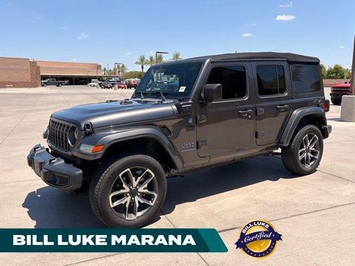 Granite Crystal Metallic Clearcoat 2024 Jeep Wrangler 4xe Sport S