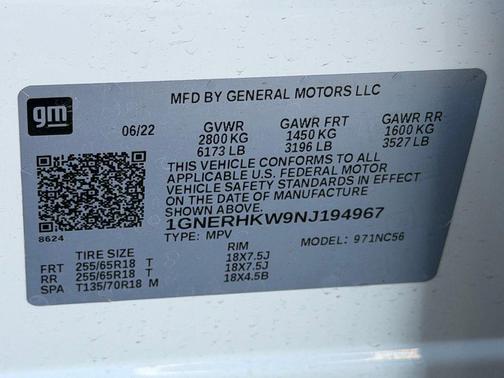 2022 Chevrolet Traverse LT Leather