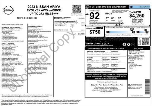 2023 Nissan ARIYA EVOLVE+