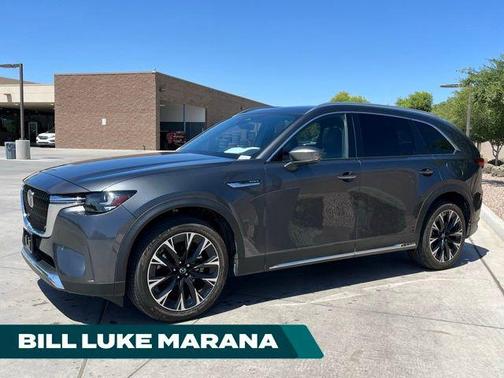 Machine Gray Metallic 2024 Mazda CX-90 PHEV Premium Plus